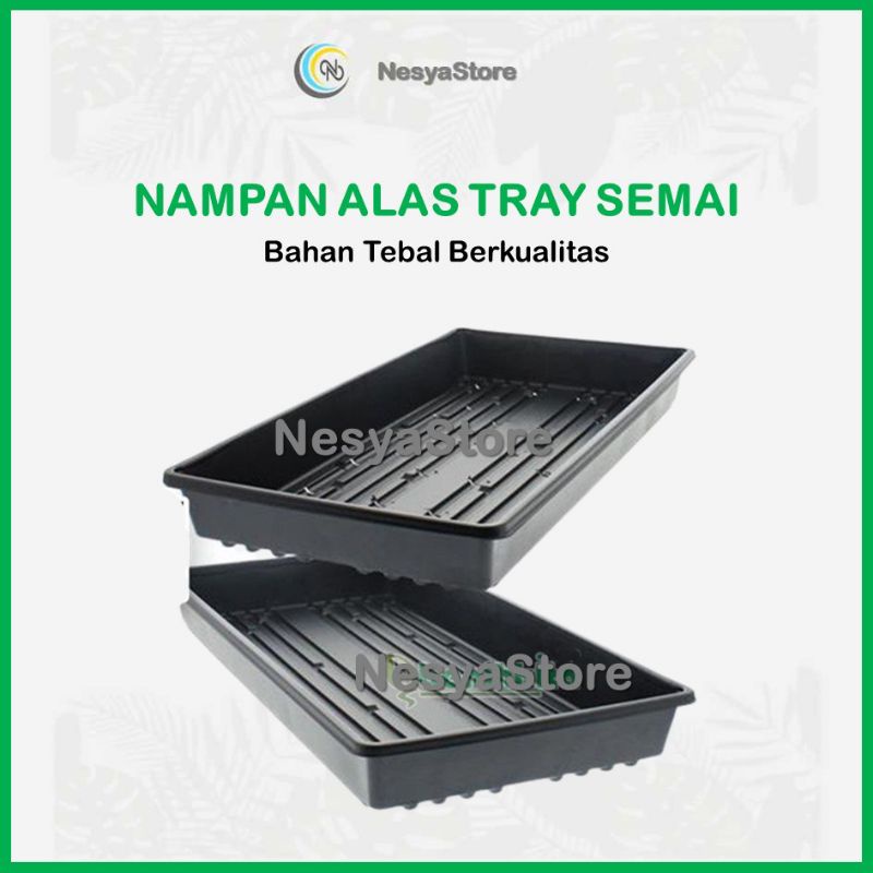 Nampan Alas Tray Semai Traypot Hidroponik Baki Seedling - 1 pcs