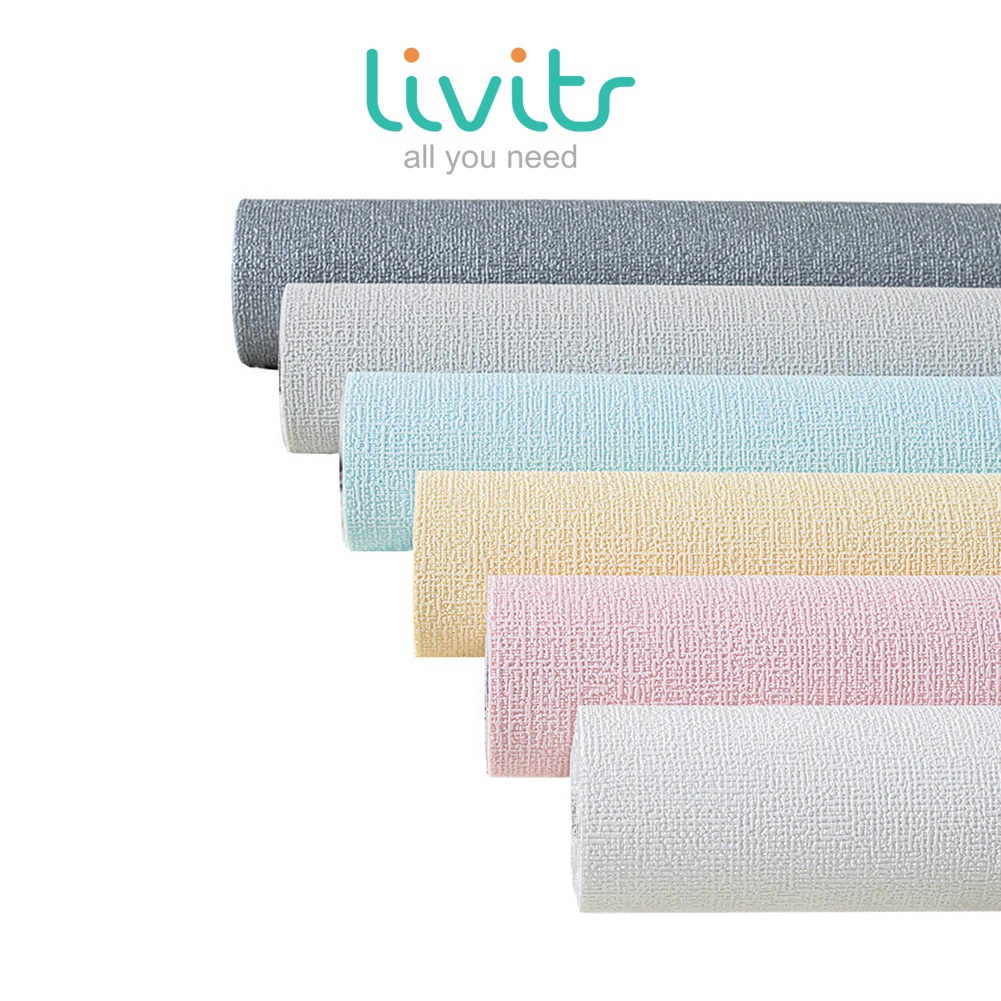 WALLPAPER LINEN ROLL 3D XPE FOAM | MOTIF KULIT JERUK | WALLFOAM STICKER