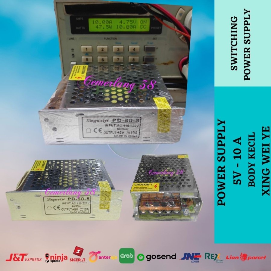 Switching Power Supply 5V 10A BODY KECIL