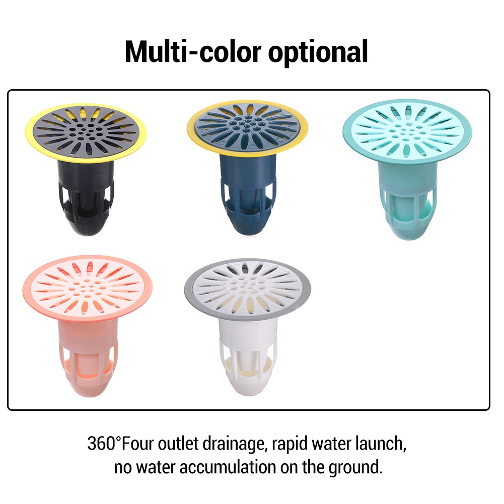 ღ Silikon Floor Drain Anti Bau dan Serangga Tahan Plug Dapur Silikon Floor Drain Selokan Penutup Toilet Anti-Serangga Anti Bau Perangkat