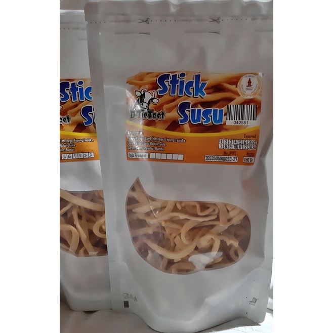 

STICK SUSU 150 GR, OLEH-OLEH KHAS BLITAR