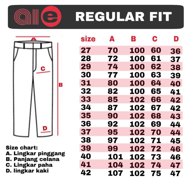 HITAM - ABU TUA - KREM TUA CELANA KERJA PRIA FORMAL KANTOR REGULAR FIT SIZE 27-42