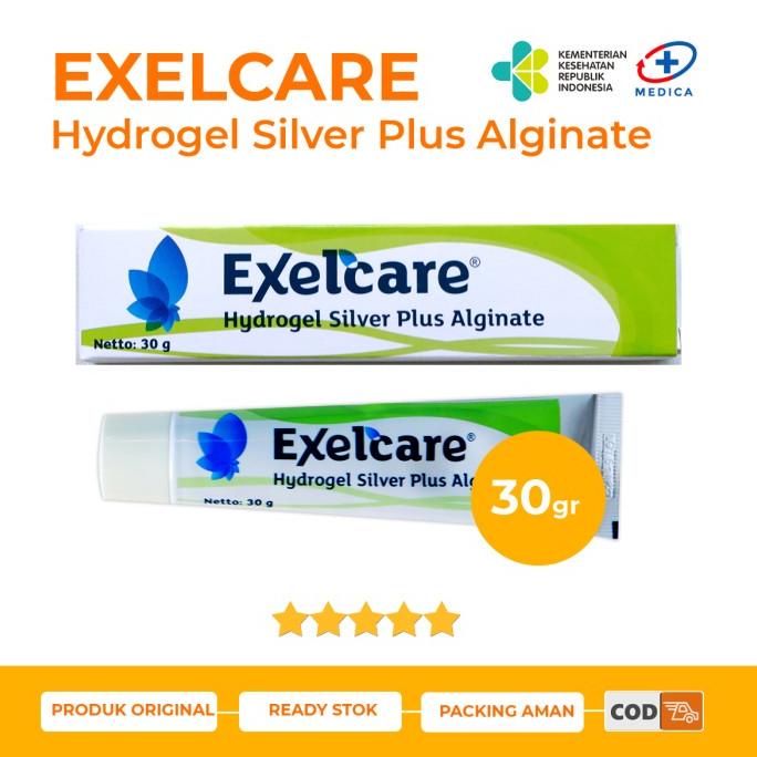 EXELCARE HYDROGEL SILVER PLUS ALGINATE 30G / Perawatan Luka/ Dressing