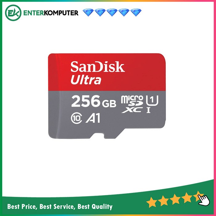 Sandisk MicroSDXC Ultra 150MB/S 256GB Class 10 UHS-1 - SDSQUAC-256G