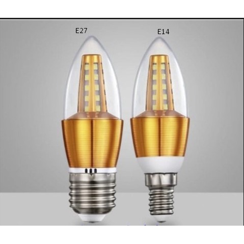 Lampu Candle 5W Lilin 5 Watt Bohlam Lampu Hias LED Fitting E14 Fiting E27