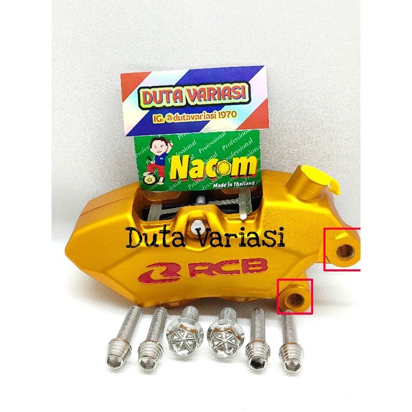 NACOM DV PAKET BAUT BREKET + BAUT CALIPER 4P RCB