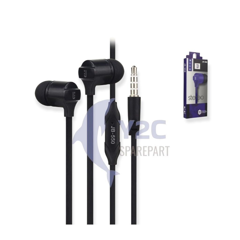 HANDFSREE EARPHONE JB-550 MEGA BASS / HEADSET HENSET