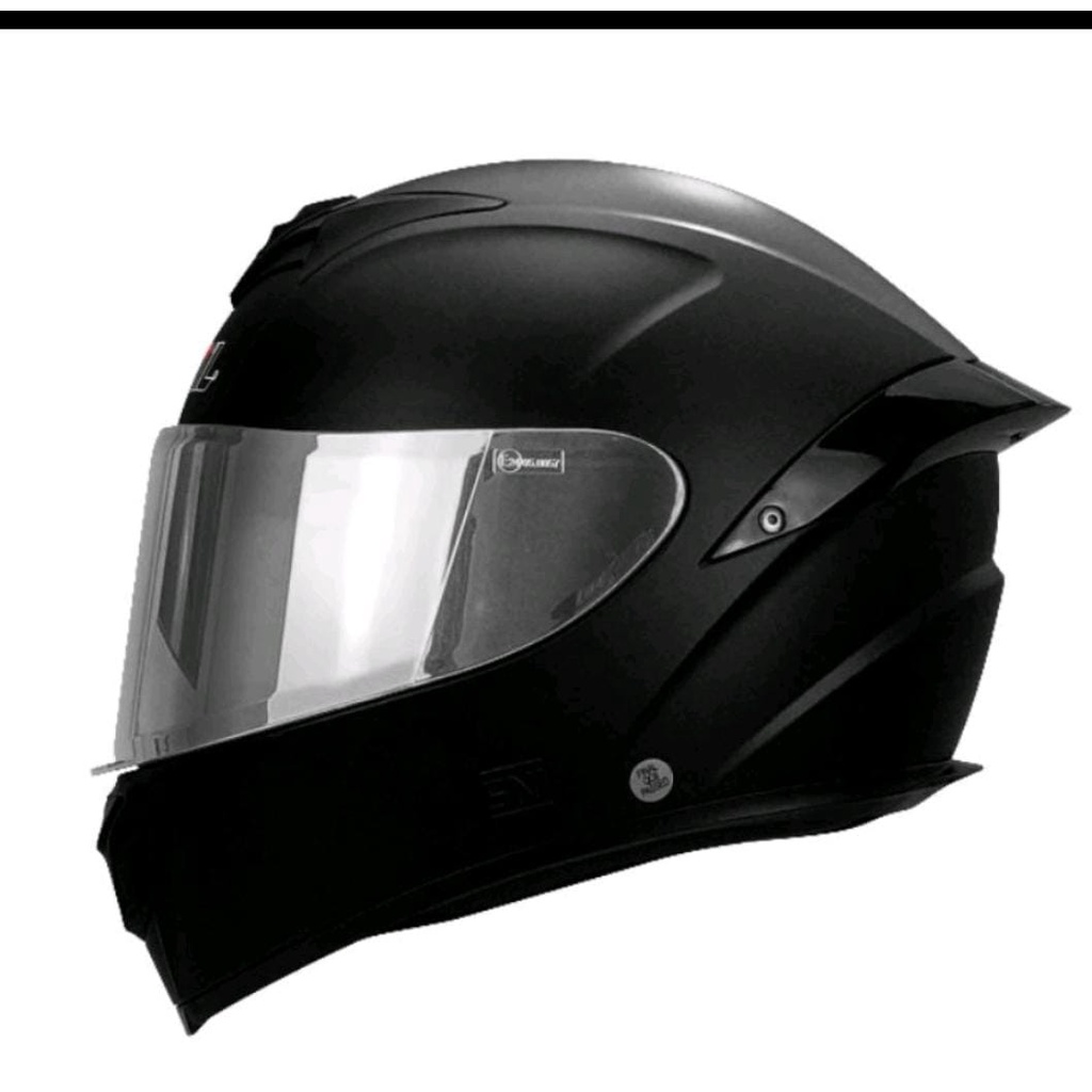 HELM SNAIL FFS2 BLACK VISOR SILVER MICROLOCK