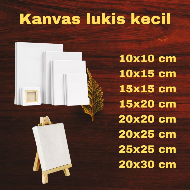 

Easel Canvas Lukis Tripod Kayu tinggi 10cm sd 60cm