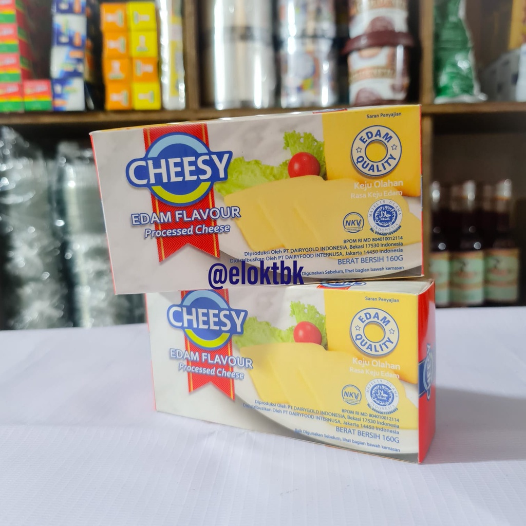 

Keju Cheesy Kemasan 160gr