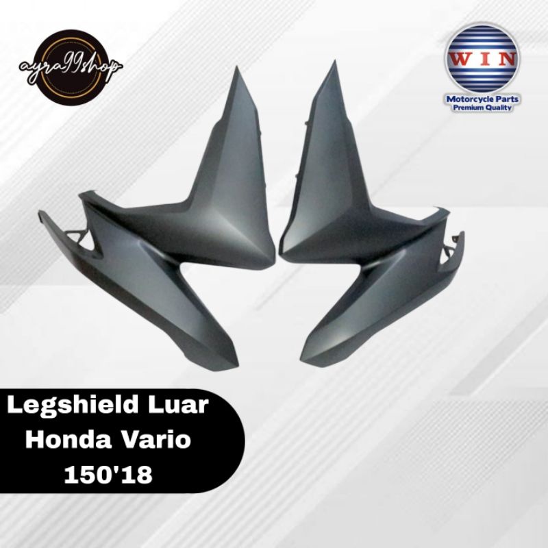 legshield Luar Besar Cover Honda Vario 150/125 Sayap Samping Kanan Kiri Merk WIN All New Body Depan