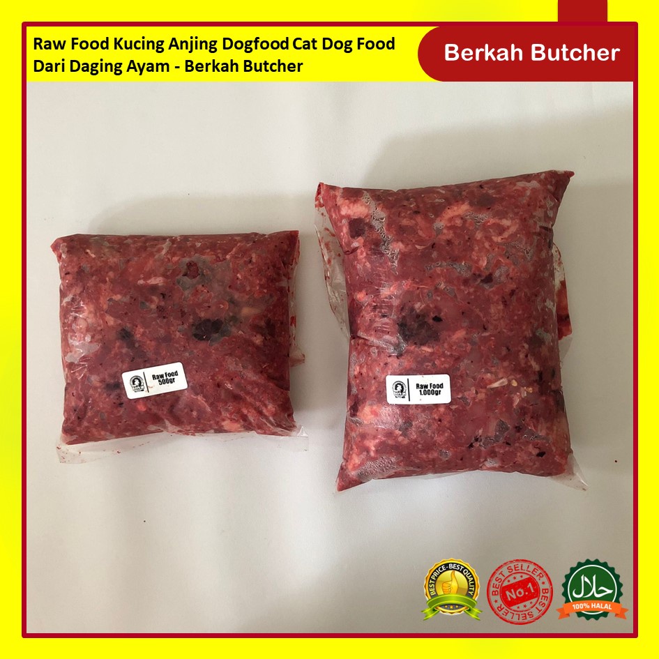 Raw Food Kucing Cat Food Dari Daging Ayam - Berkah Butcher