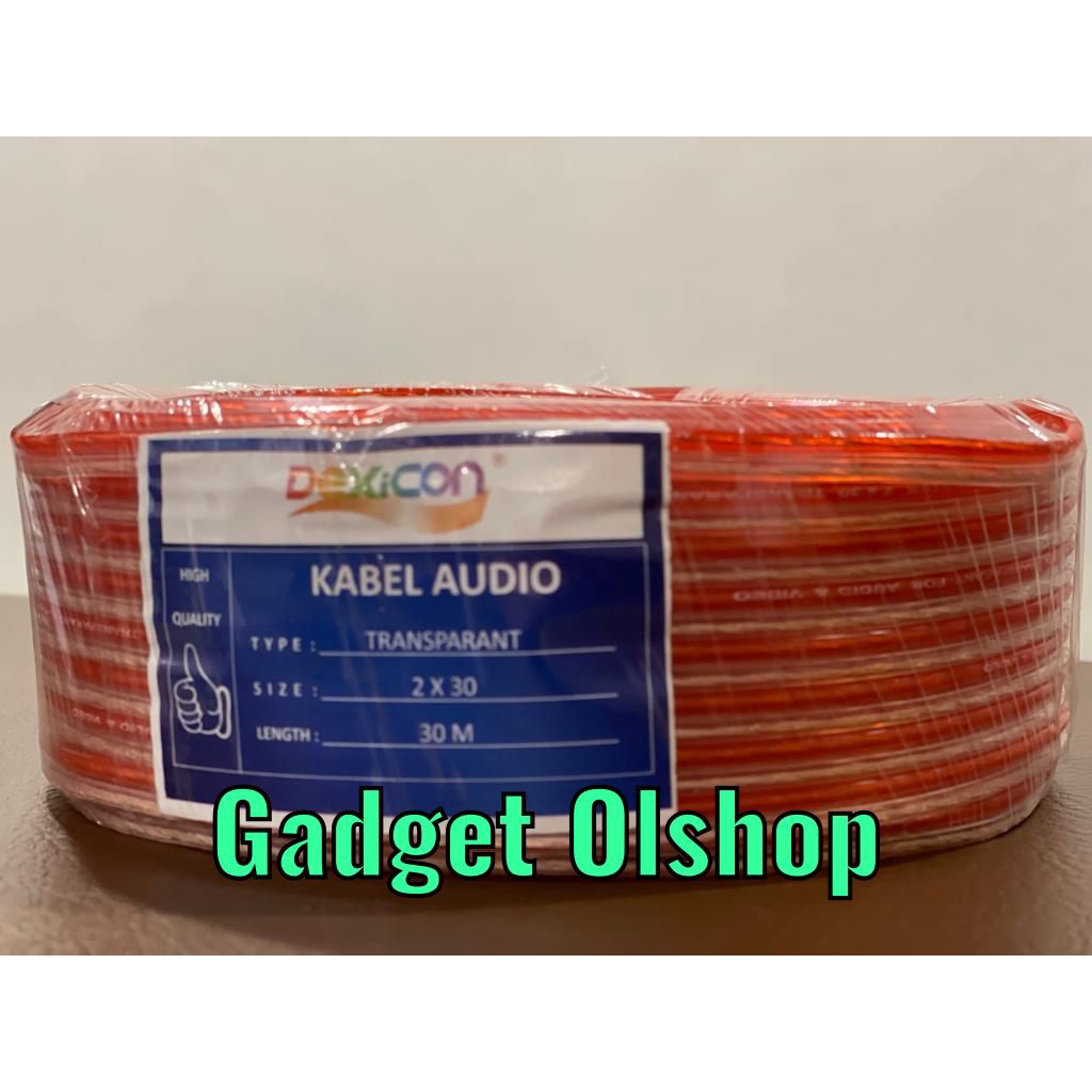 Kabel Audio 30M / Kabel Audio Per Roll/ Kabel Salon / Kabel Serabut /