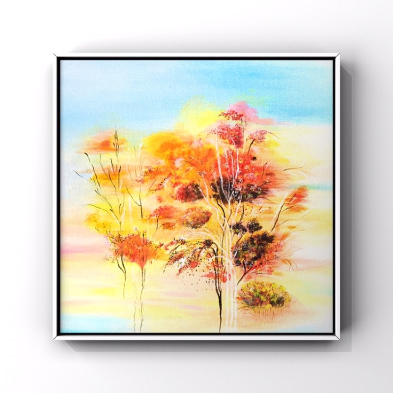 Lukisan Kanvas Abstrak