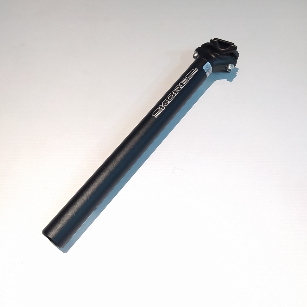 Seatpost Tiang Jok Sepeda KORE 30.9 350mm Black White Original Tihang Jok
