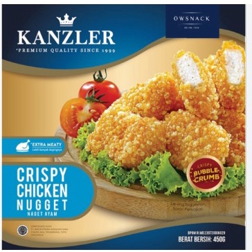 

KANZLER NUGGET CRISPY PREMIUM QUALITY 450 GRAM