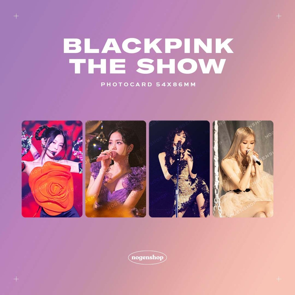 PHOTOCARD PC BLACKPINK BP THE SHOW [FANMADE]