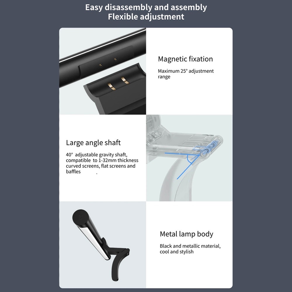 Lampu Gantung Monitor PC - MIJIA Desk LED Hanging Lamp Light MJGJD01YL