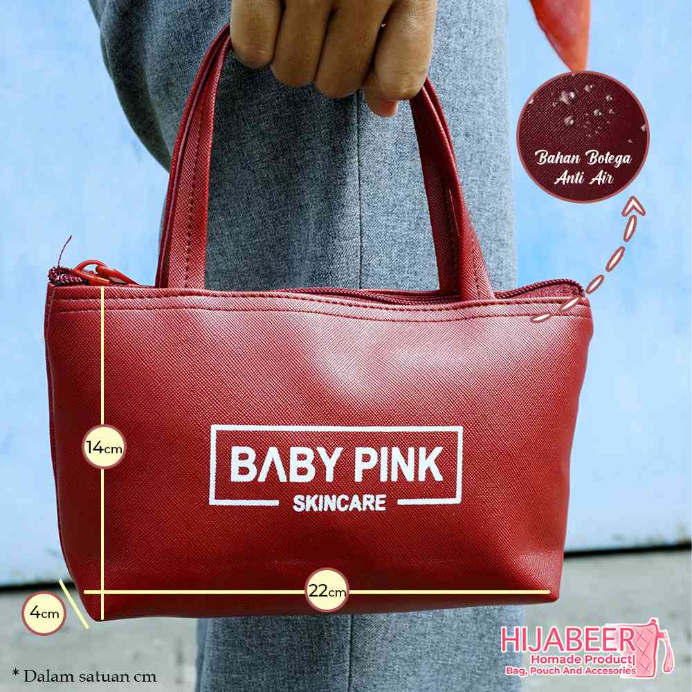 Tas Sablon Tenteng Kosmetik - Tas Sablon Botega Free Sablon