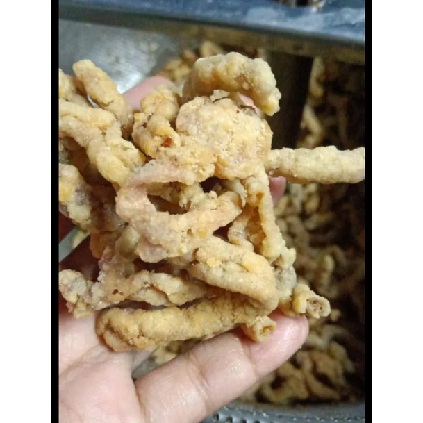 

Kripik usus renyah, enak dan gurih (tanpa bahan pengawet)