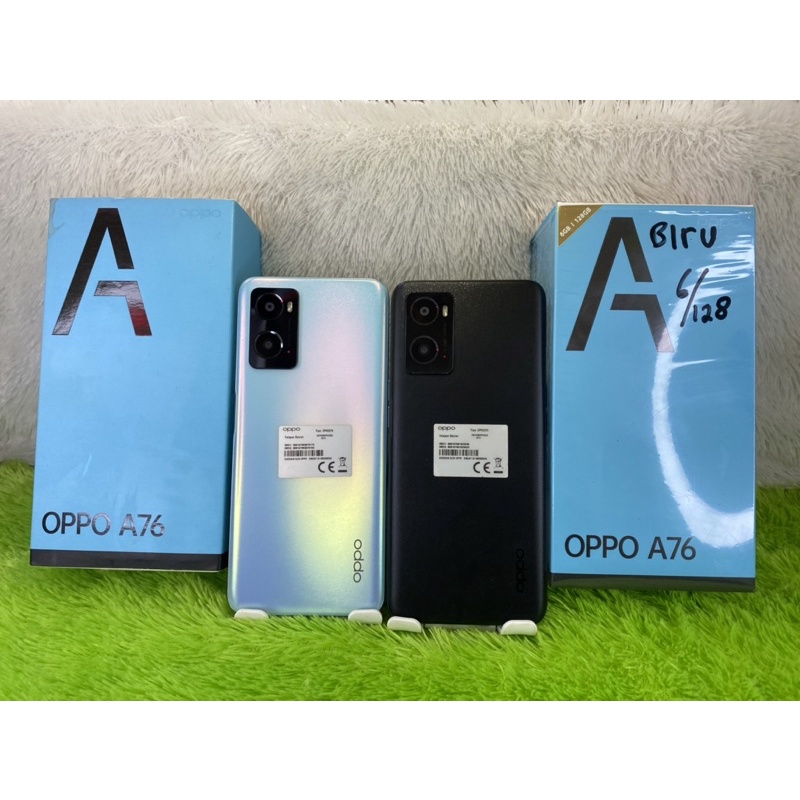 OPPO A76 RAM 6/128GB SECOND BEKAS SEKEN FULLSET ORIGINAL