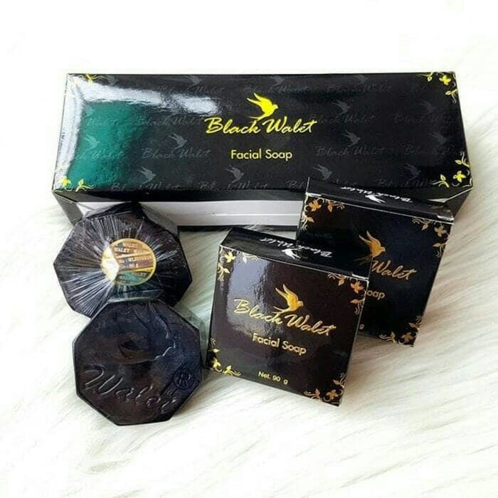 Sabun Black Walet Original (Ecer) - Black Wallet Facial Soap Original