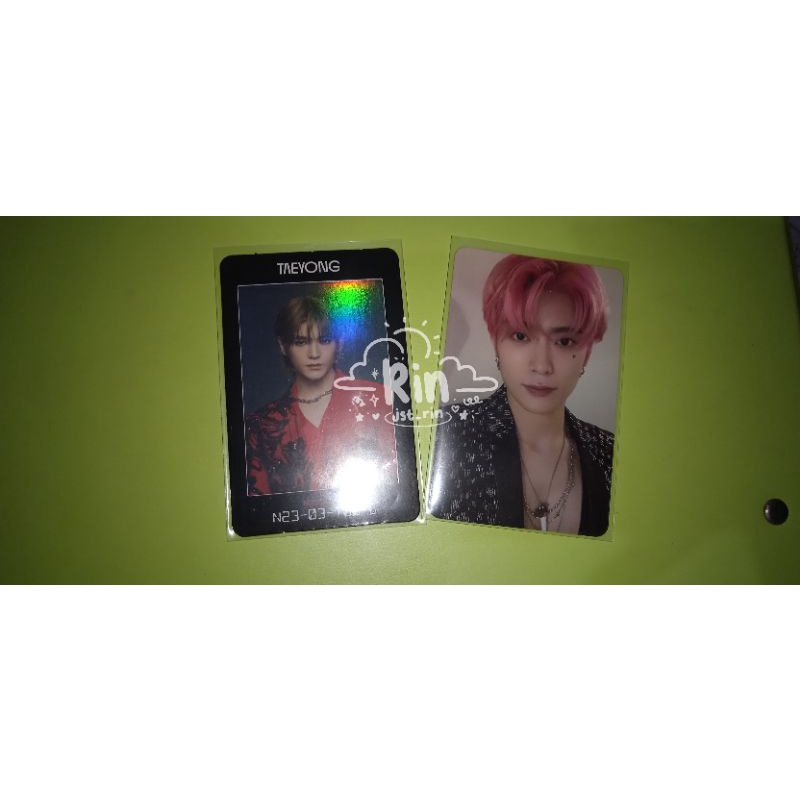 Photocard NCT Jaehyun Past & Taeyong Access Card