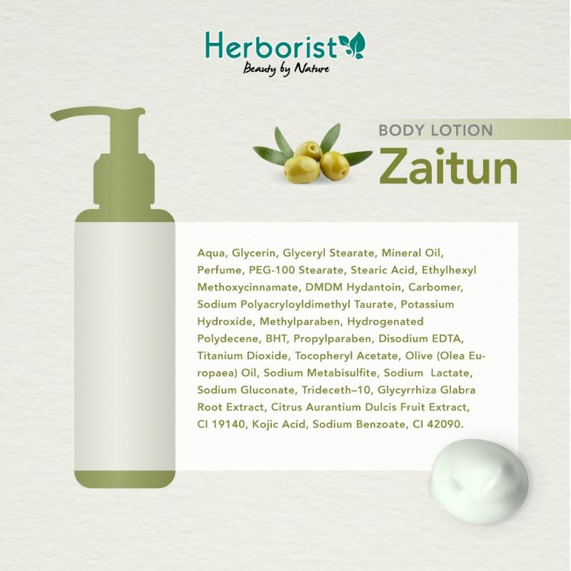 Herborist Body Lotion Zaitun &amp; Coconut 145ml