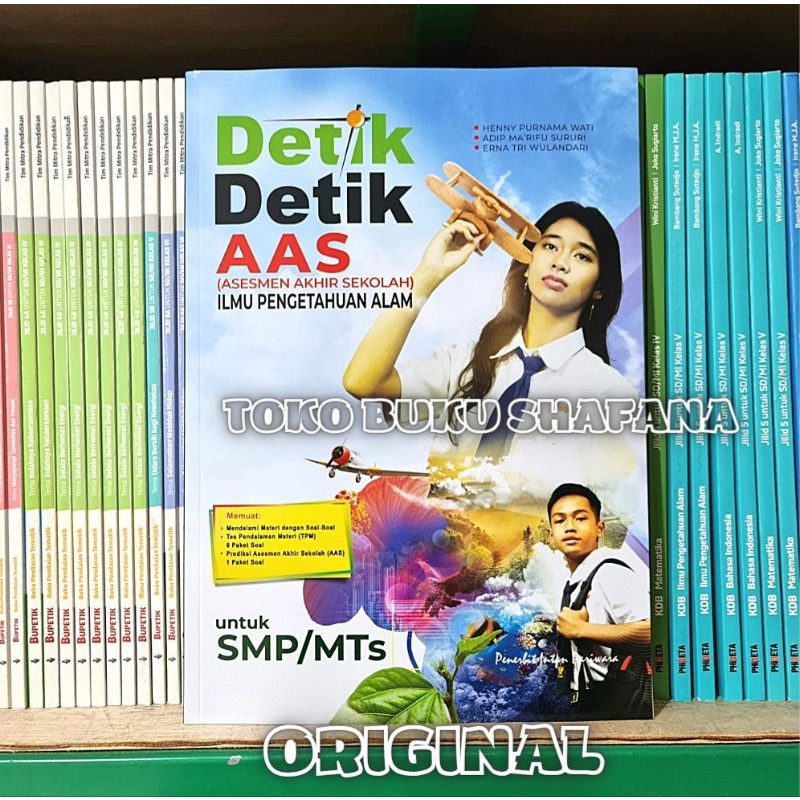 Terbaru Buku Detik Detik AAS Untuk SMP/MTs 2023 Intan Pariwara Dilengkapi Kunci Jawaban