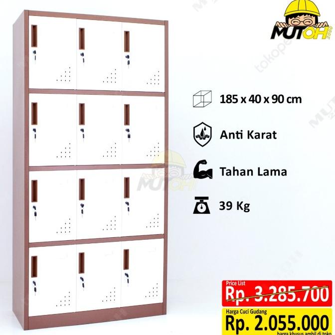 

TERBARU LOKER BESI LOCKER BESI 12 PINTU - LC312 SALE