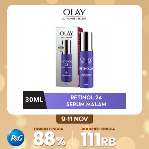 Olay Regenerist Retinol 24 Niacinamide Night Serum Skincare Antiaging 30ml