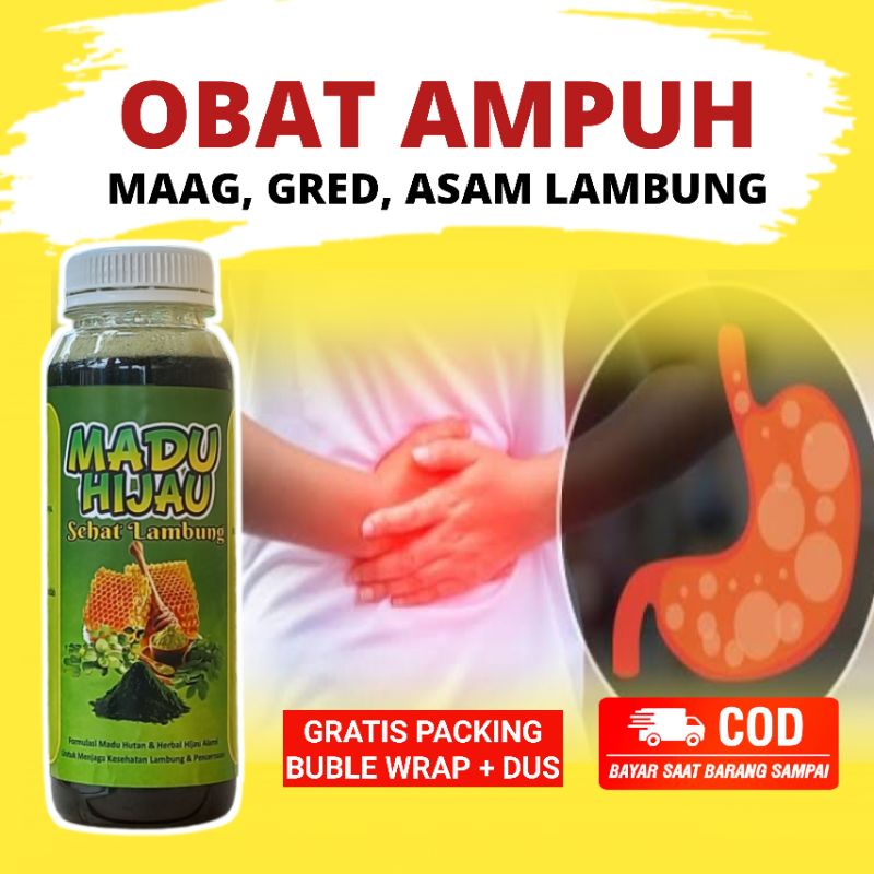 Jual Obat Herbal Maag Magh Gerd Asam Lambung Madu Hijau Kalimantan 250 ...