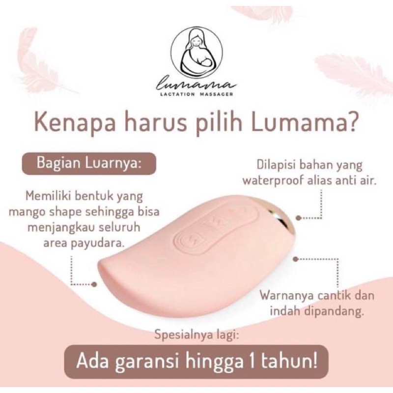 Lumama Lactation Massager / Alat Pijit Laktasi