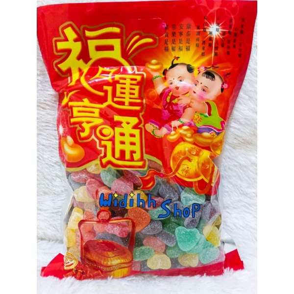 Permen Jelly Malaysia 800gram / Gula Lembit / Jelly Drops / Permen Jelly Imlek / Cny Hampers / Hampers Cny / happy New Years Hampers / Permen Imlek / Makanan Imlek