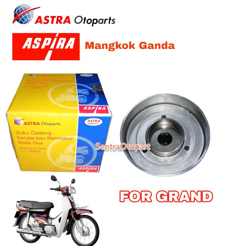 Mangkok mangkuk rumah kopling ganda grand supra x old lama assy aspira