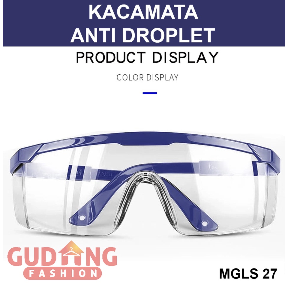 Kacamata Greinda Bening / Safety Protective Glass Dust For Unisex Use - MGLS 26