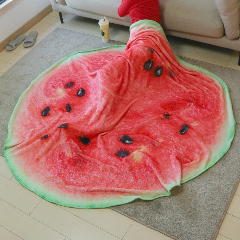 &lt;^ SJA ^&gt; Selimut Bayi  Model Makanan Selimut Blanket Bulat Untuk Kado Lahiran