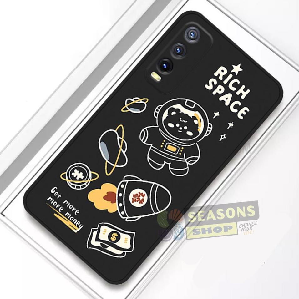 (Etalase)-L96M-✓) [UV04] Softcase Macaron Protect Camera For Vivo Type Y12 Y17 Y30 Y50 Y20s Y91c Y91
