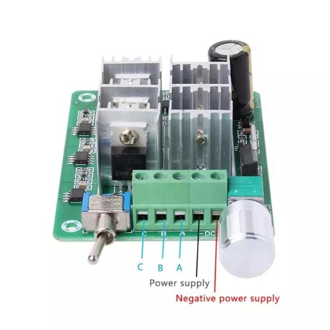 15A BLDC 3 Phase Brushless Motor Speed Controller BLDC PWM Driver