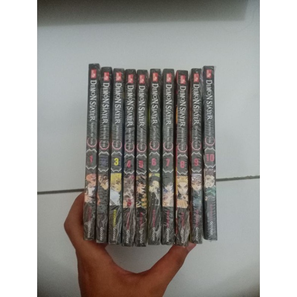 Komik Kimetsu no yaiba vol 1-10 set