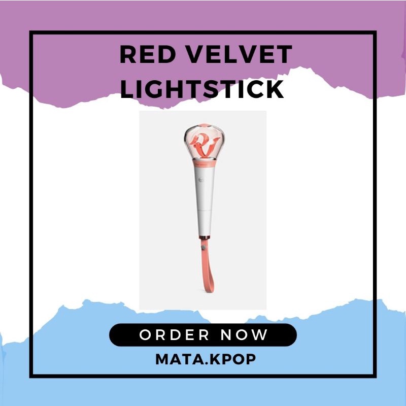[READY STOCK] RED VELVET LIGHTSTICK (OFFICIAL SEALED) Mandubong Redi Stok Ina Ls Fanlight RV Reve wt