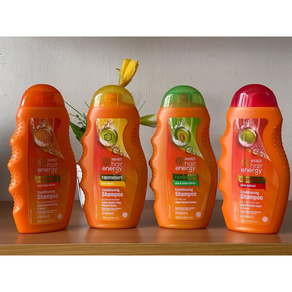 MAKARIZO HAIR ENERGY 330 ML FIBERTHERAPHY CONDITIONING SHAMPO 100% ORIGINAL