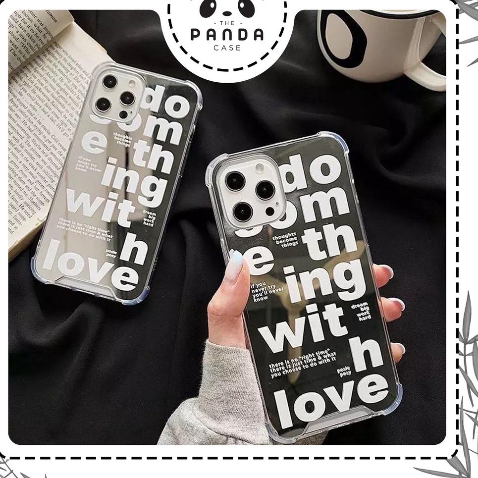 Serbu sekarang[TPC] Mirror Phone Case WITH LOVE IPHONE 6 6S 7 8 PLUS X XS MAX XR 11 12 13 PRO MAX Ca