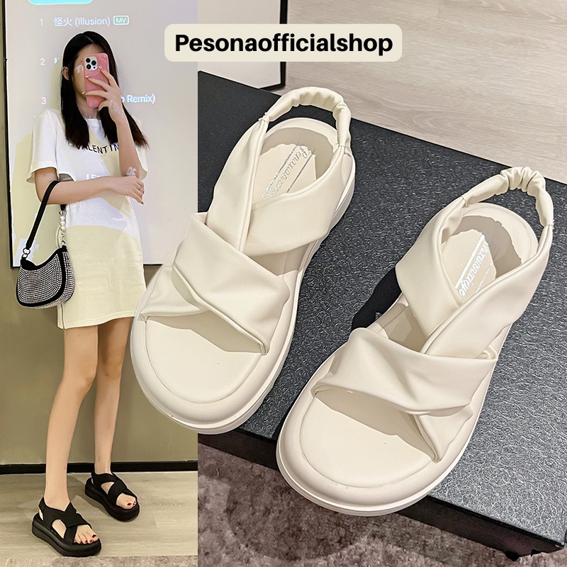 COD POS 1284 Sandal Slip On Wanita Premium