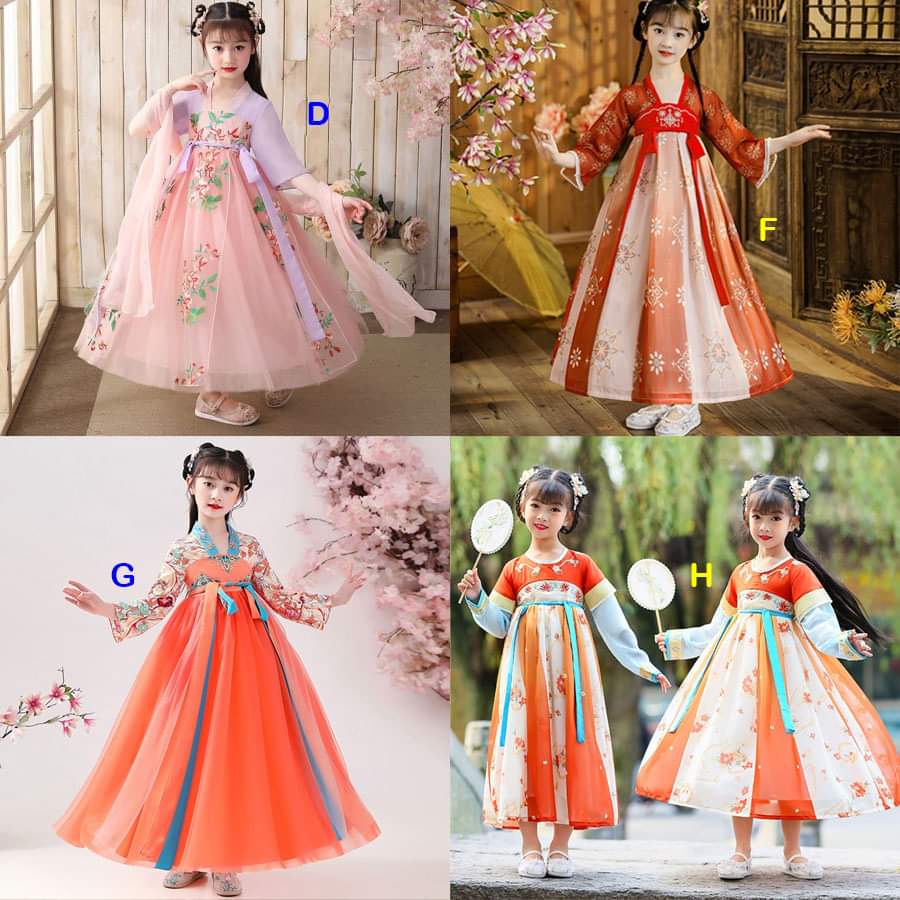 Dress Hanbok Dynasty Anak Perempuan