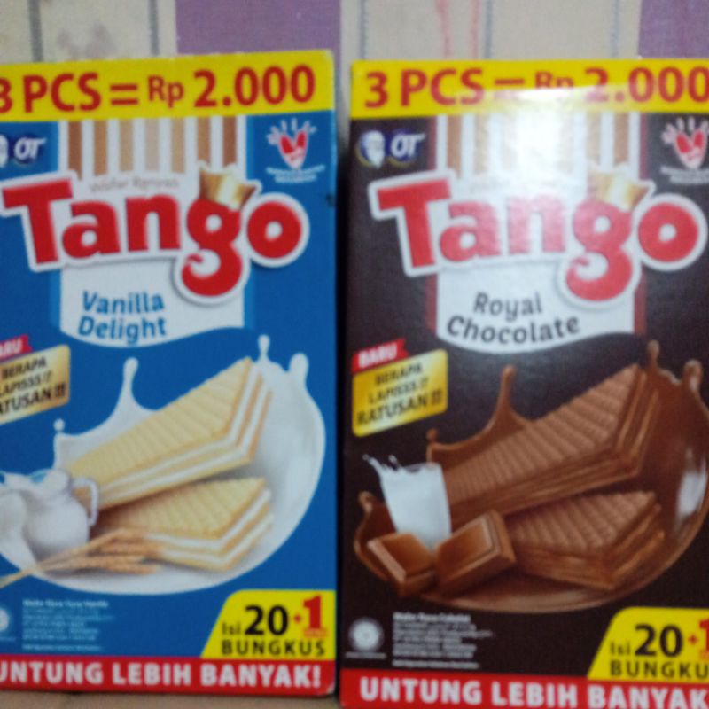 

Tanggo Wafer Coklat/Vanilla ( 21× 7gr )