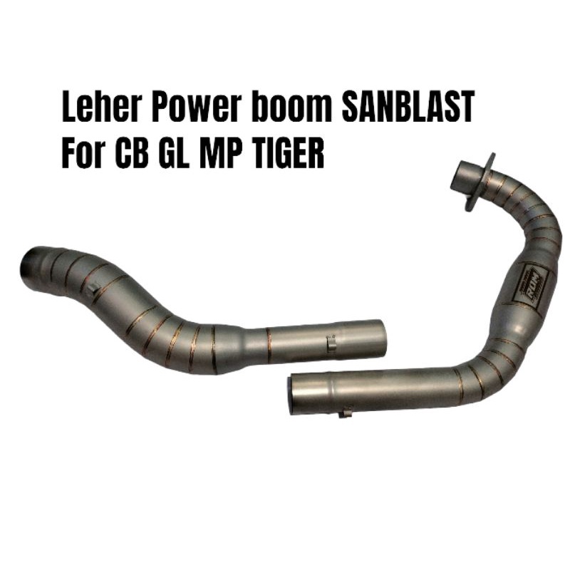 Leheran Power boom Sanblast CB GL MP TIGER Original RDM SPESIALIST MUFFLER