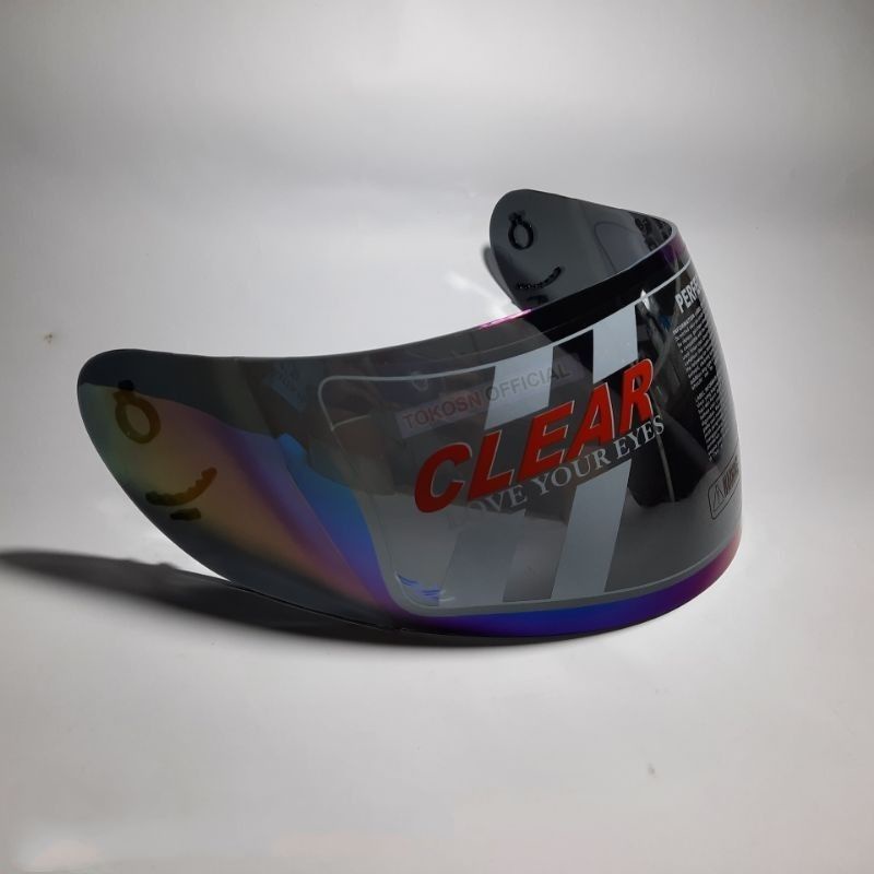 Kaca Helm Kyt rc7 visor helm kyt rc7 k2r R10 pelangi CLEAR