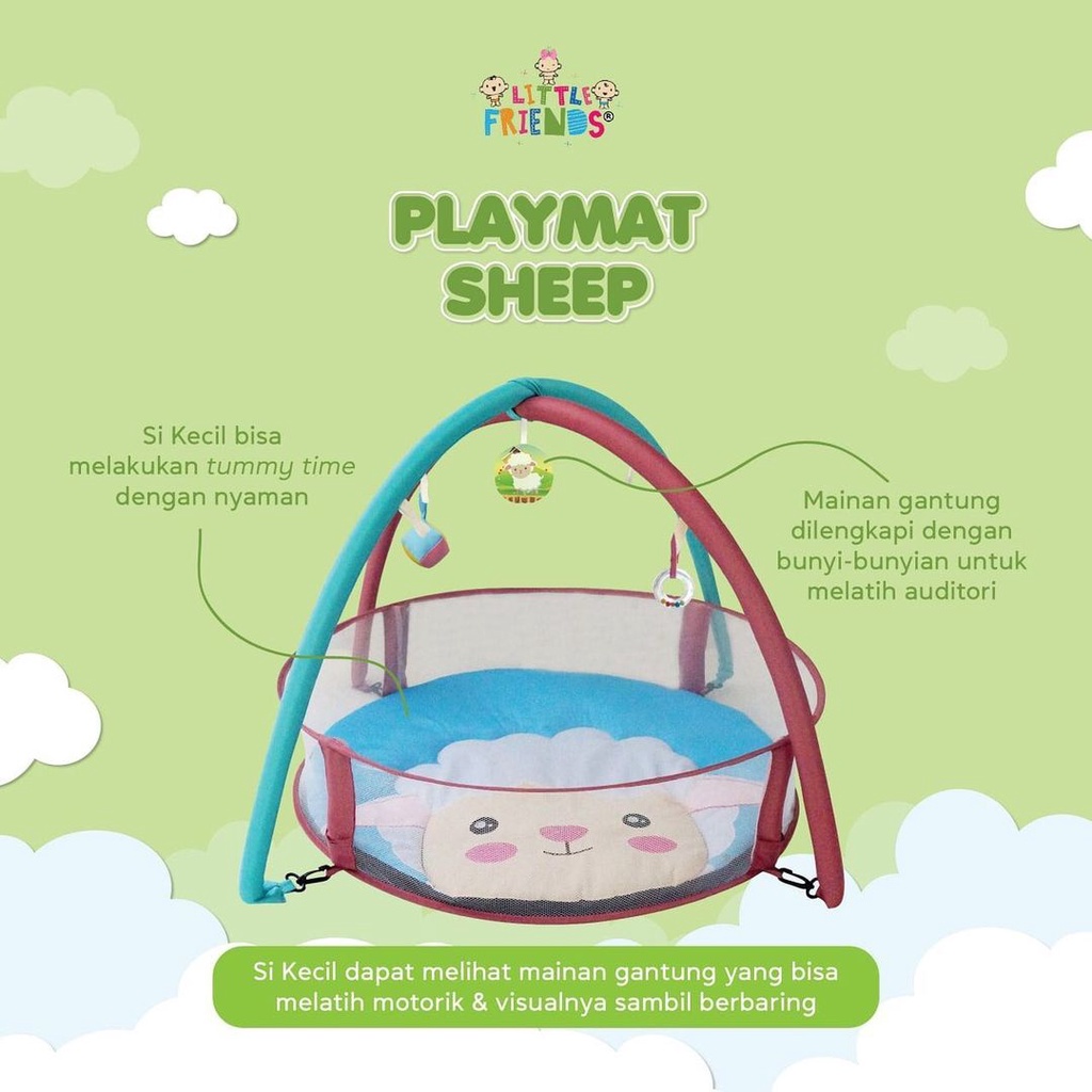 Baby Playmat Playgym Little Friends - LFP1010