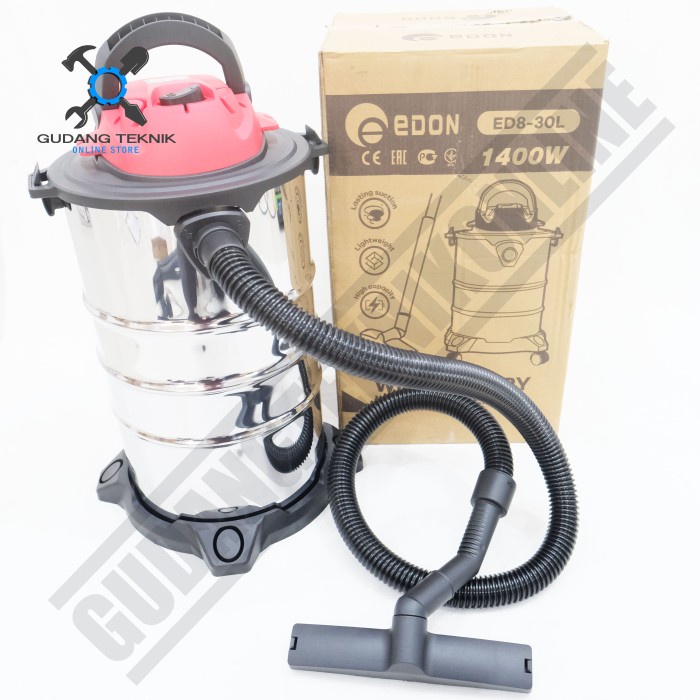 Vacuum Cleaner Wet Dry 30L ED8-30L EDON / Vacum Cleaner EDON Alat Penyedot Debu Basah Dan Kering Kapasitas 30 Liter ED8-30L EDON